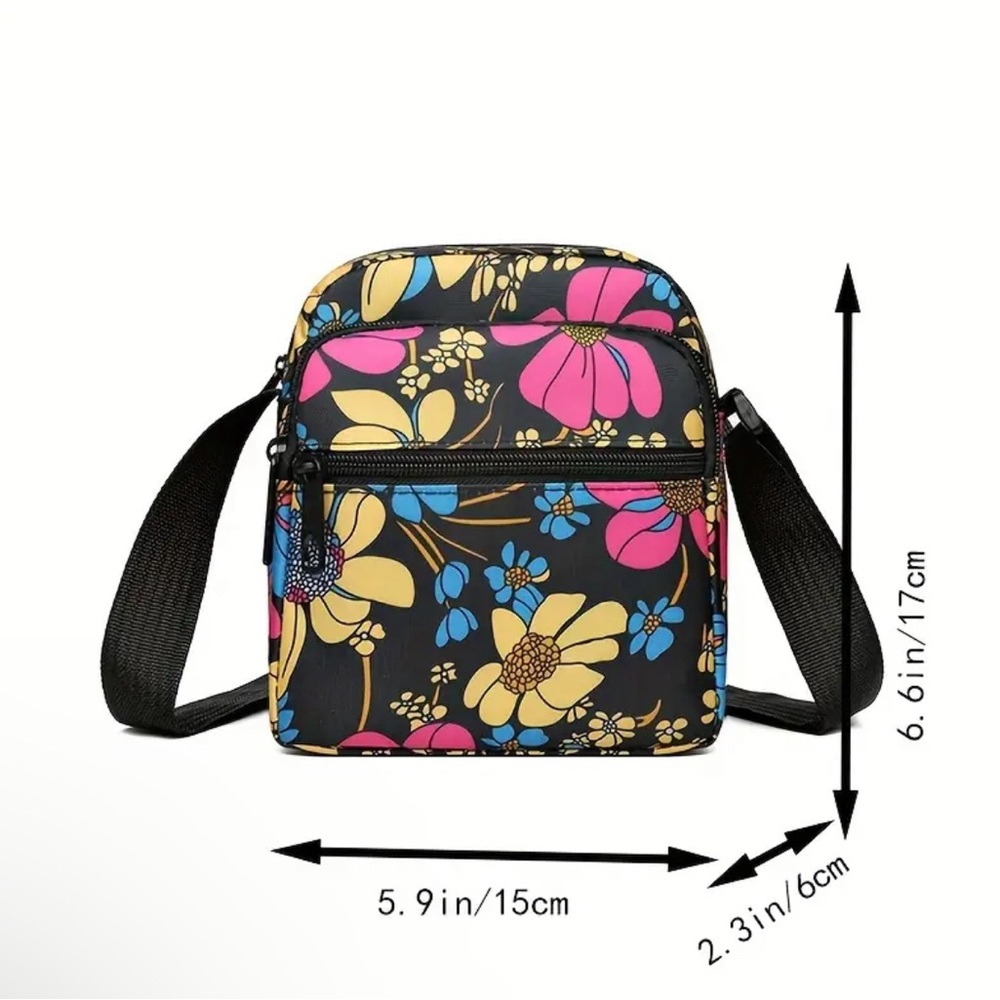NWT! Stylish Floral Crossbody Purse - Shoulder Bag for Women’s - Picture 4 of 4